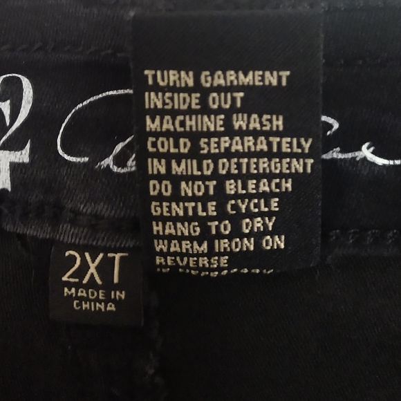 DG2 Size 2XT Black Skinny Jean/Jegging - Picture 5 of 5